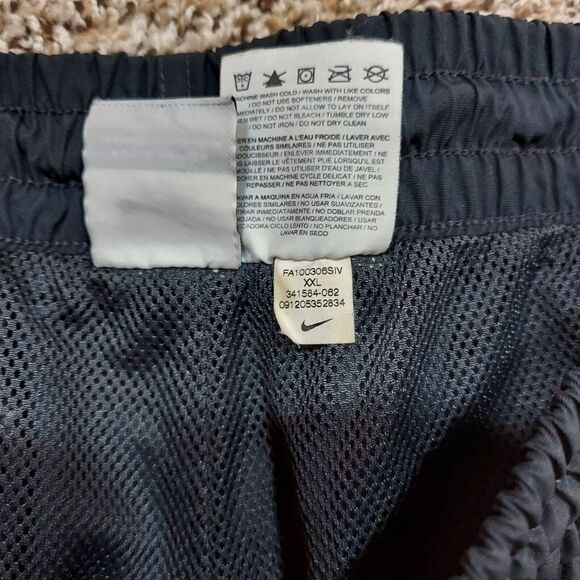 Nike Classic Woven Athletic Pants Navy Blue Polyester Men’s XXL 341584-062 - Picture 3 of 9